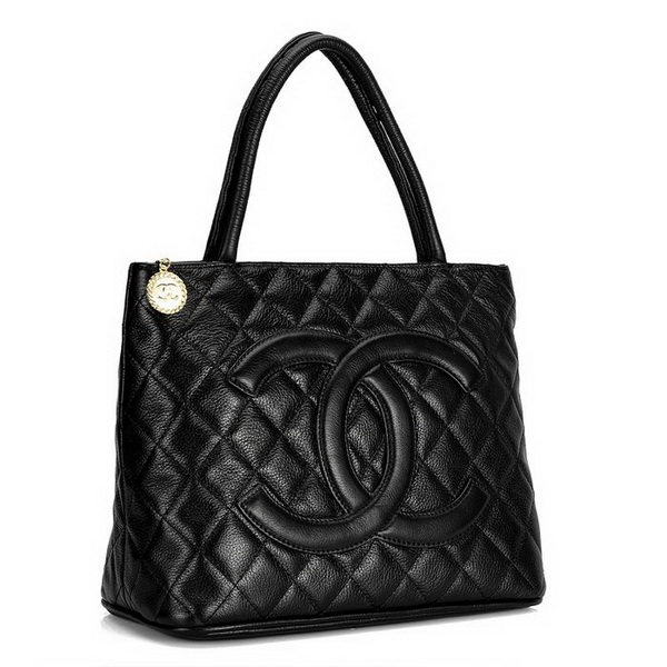 Replica Chanel Cambon Lambskin Leather Tote Bag 1804 Black On Sale